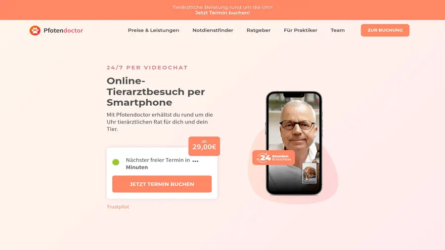 Pfotendoctor website preview