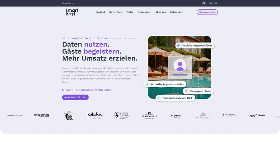 Smart Host website preview